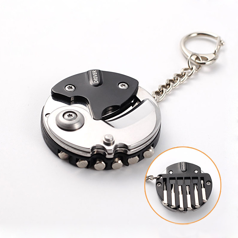 Edc Carry Pocket Knife - Llavero multifuncional con cuchillo y monedero,